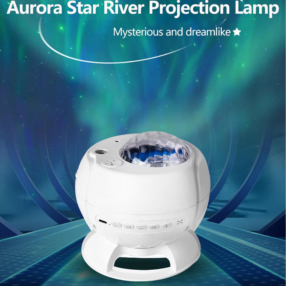 LED Polar Light Projection Lamp 3000 mAh For Living Room Bedroom Party Children's Room Starry Night Projection Children's Gift