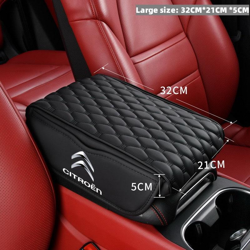 Auto Center Console Armrest Cushion Leather Armrest Pad Storage Box For Citroen C3 C4 X7 Xsara Picasso Crosser C-ELYSEE NEMO VTS