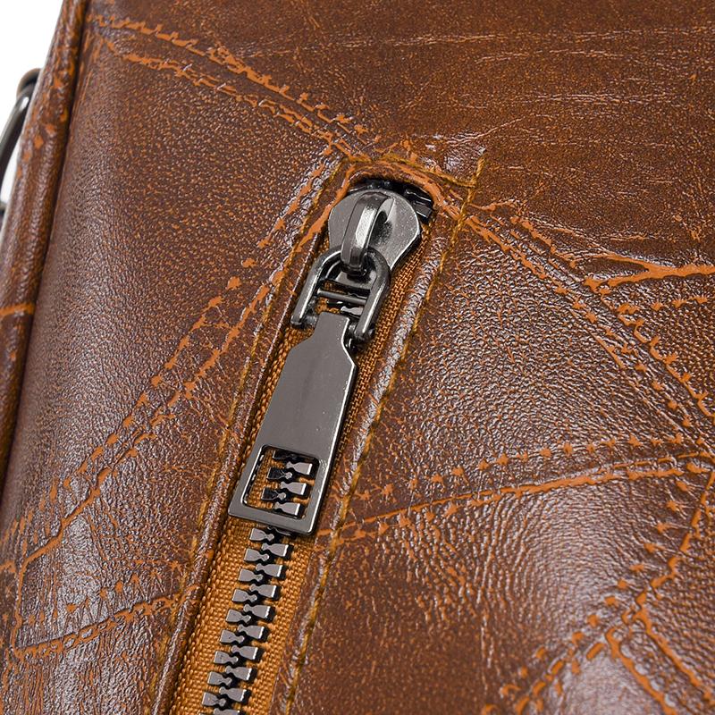 Leather Backpack Women's Backpack Large Capacity Anti-Theft Women's Travel Bag