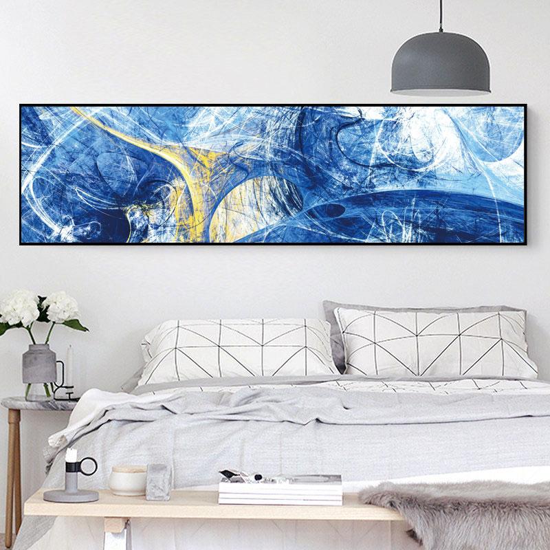 Сучасні абстрактні олійні фарби на полотні, плакати та принти, настінний живопис, абстрактна лінія, малюнок для декору вітальні без рамки