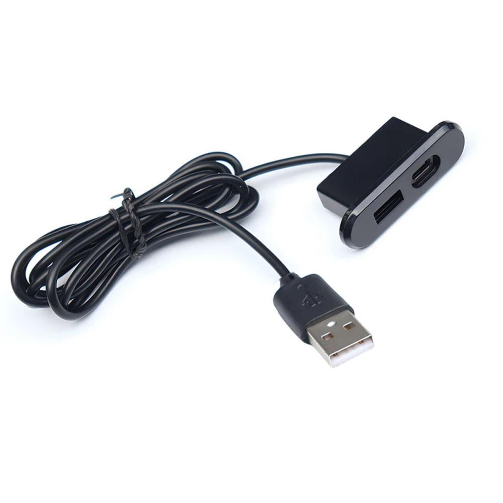 1/2 шт. Встраиваемая настольная розетка USB TYPE-C Зарядное устройство Розетка для мебели Дивана Многофункциональный Скрытый Коннектор для кабеля быстрой зарядки 1pc золотой