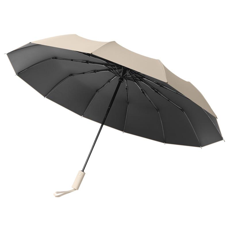 Umbrella Automatic folding sunshade, sunscreen, UV protection, weather and rain dual-purpose umbrella, male and female double automatic umbrella