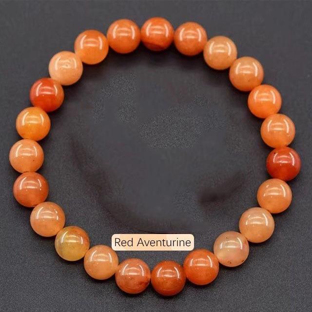 Festive Gifts Assorted Natural Stone Beaded Bracelet Set Crystal Fashion Jewelry For Men And Women Daily Wear Simple Versatile Accessory