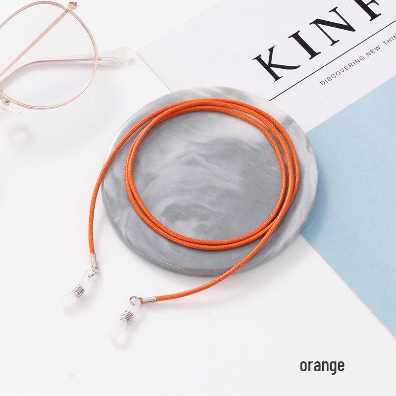 אופנה קוריאנית רצועת צוואר צבעונית מחוט שעווה למשקפי ראייה ומשקפי שמש, נגד החלקה