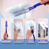 Disposable Electrostatic Duster Brush with Adjustable Handle Replace Refills for Home Office Blinds Car Duster Cleaning Tool