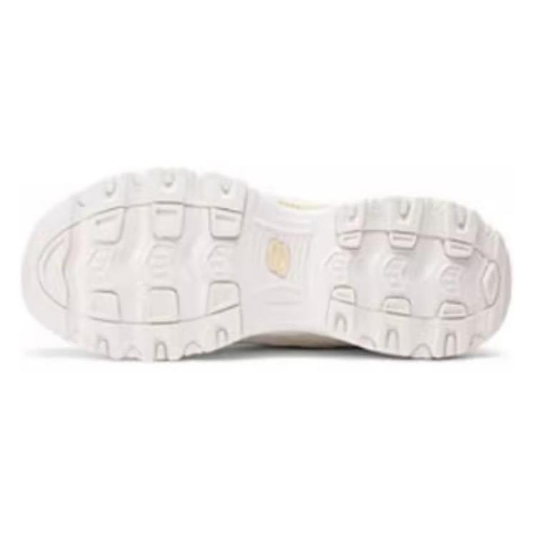Skechers D'Lites 1.0 Flower Sea Bear Cushioning Height Increasing Low Top Chunky Sneakers Women's Yellow Daisy 150234-NTYL