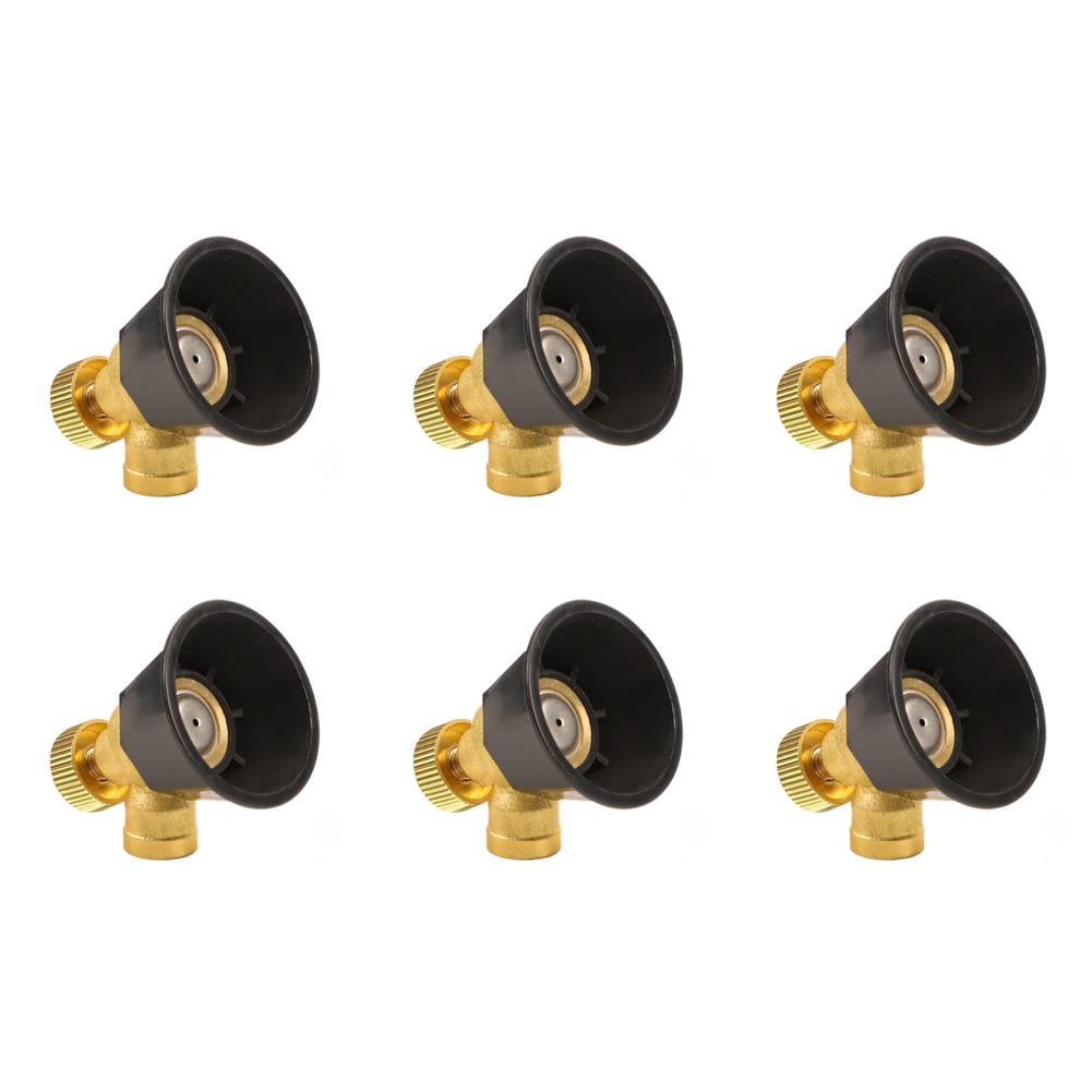 High Pressure Sprayer Nozzle Adjustable Pesticide Sprayer Nozzle Brass Agricultural Spray Nozzle Head for Watering Irrigation