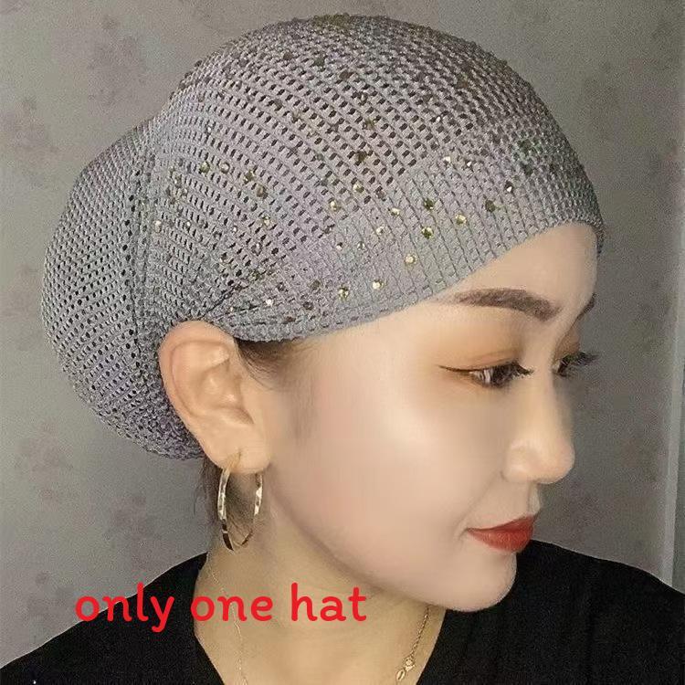 Elastic Beanie Hat For Women Summer Winter Breathable Mesh Fashion Knit Cap
