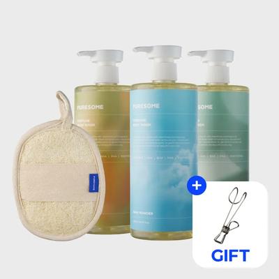 [29CM Exclusive] _Puresome Lupa Towel + Body Wash 500ml (Body Odor Improvement, Acne Care)