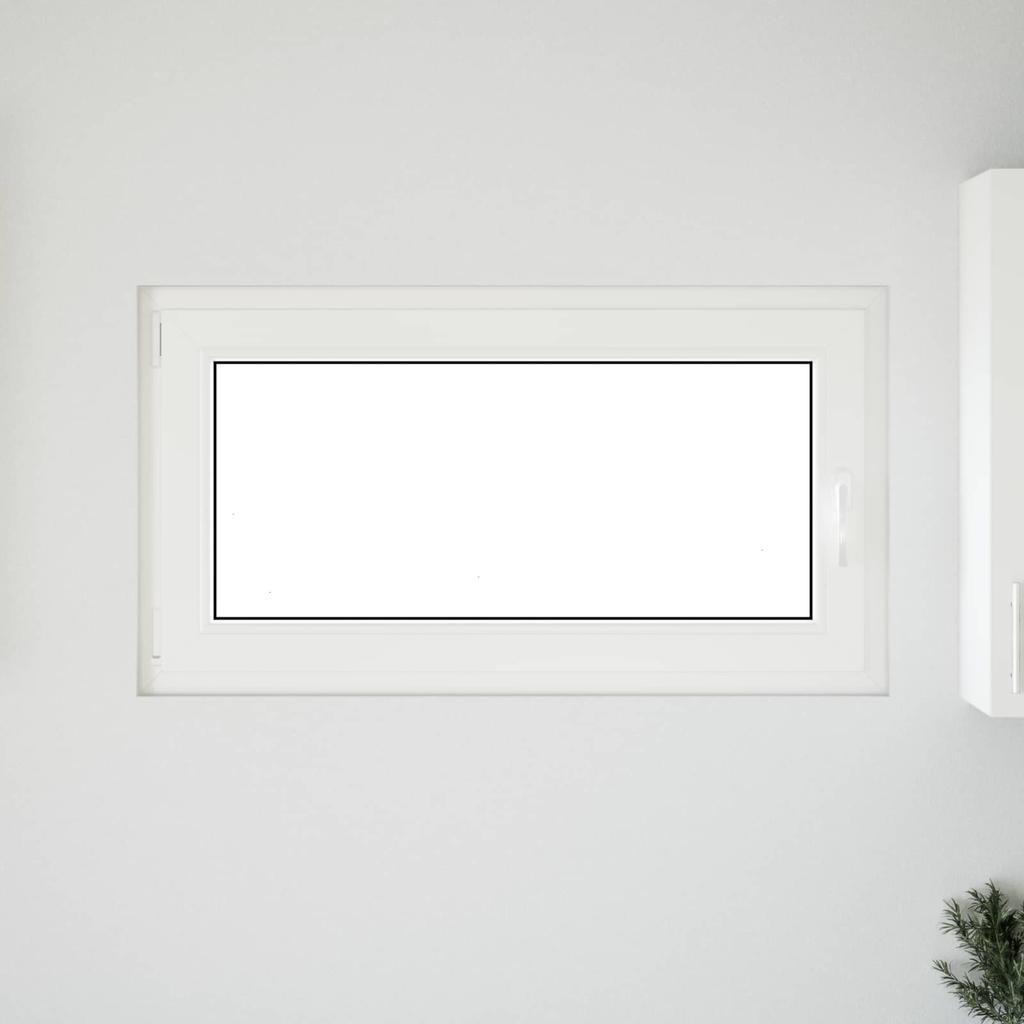 Ventana de Sótano RISOR 110 x 60 cm PVC y Vidrio Blanco