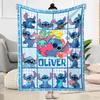Stitch Family Portrait Blanket Warm Cozy Great for Sofa Couch Office Bed Picnics for All Occasions Christmas Gift Blanket Y62