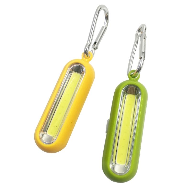 Mini Keychain Pocket Torch Battery Powered LED Light Flashlight Lamp, Strong Light Small Keyring Light Torch Flashlight
