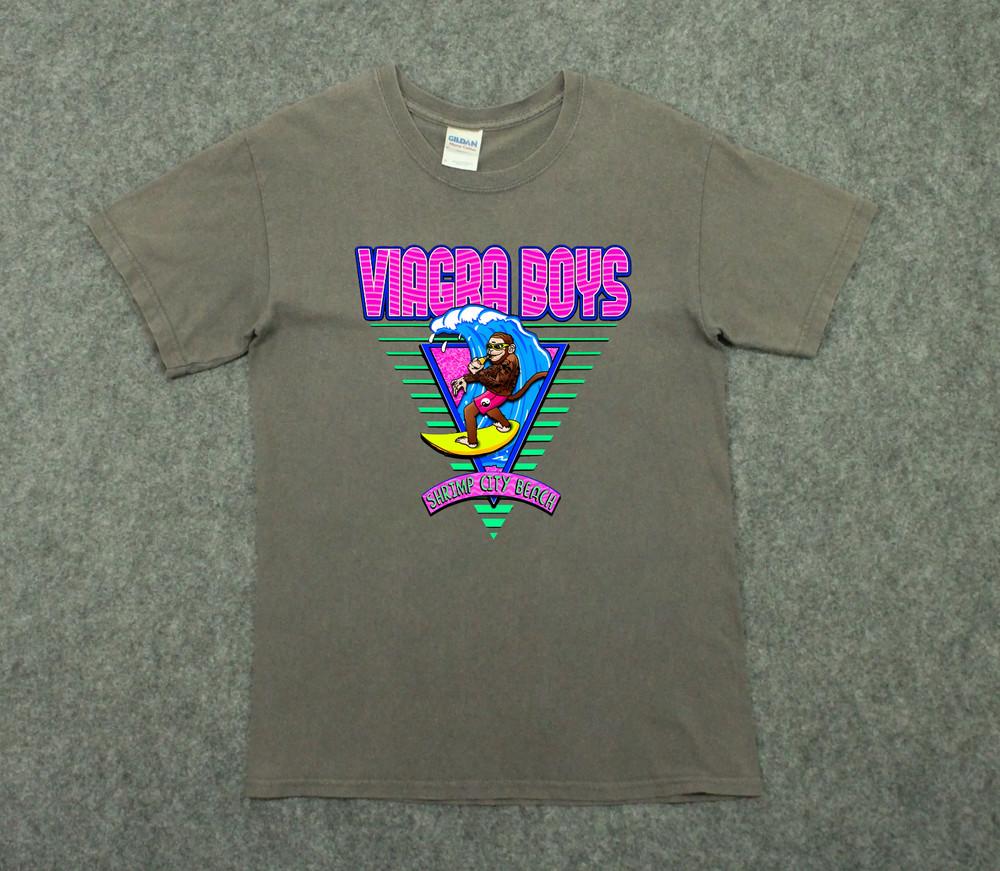 Футболка Gildan Viagra Boys Shrimp City beach Футболка Унисекс Концерт S до 5XL LO154 Футболка Унисекс XXXXL