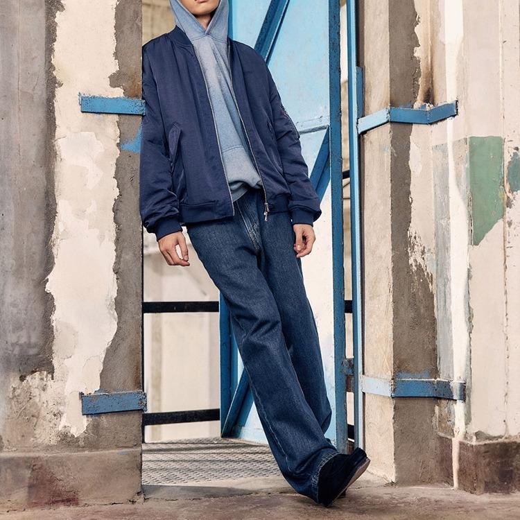 Levis Casual American Loose Fit Work Pilot Zip Long Sleeve Jacket Men Jacket 005MX-0002