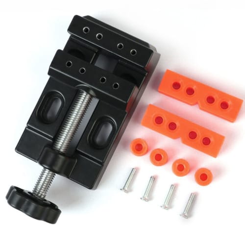 bath&bath Compact Tabletop Vise for DIY (For Fine Work!) Plastic Models, Figures, Crafts, and Jewelry Making, Securely Holds Pieces, Maximum Opening W