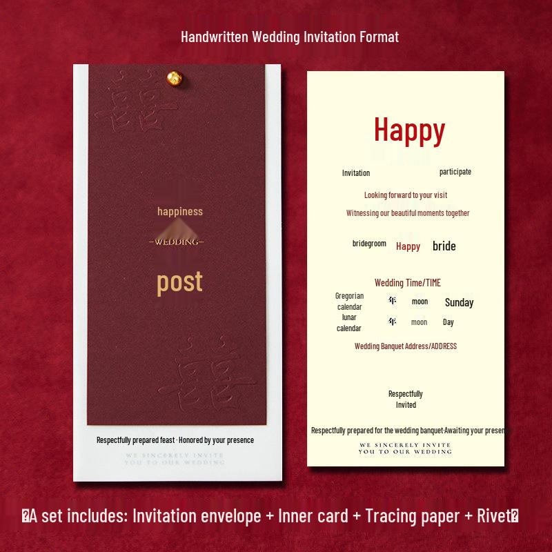 Simple & Creative Wedding Invitation Card for a Joyful Celebration