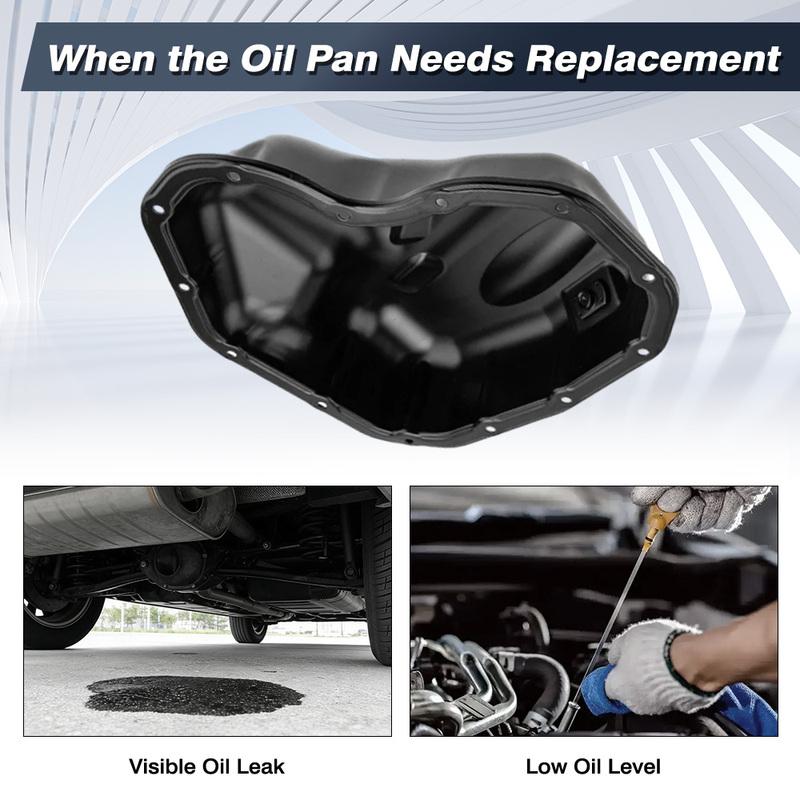 For Toyota Camry Lower Sienna Highlander Venza Avalon Lexus ES300h NX300h 121010V010, 264-474 Oil Pan Sump with Drain Plug