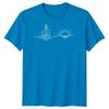 Sailboat Sunset Sailing Travel Unisexs TShirt Ocean Line Art
