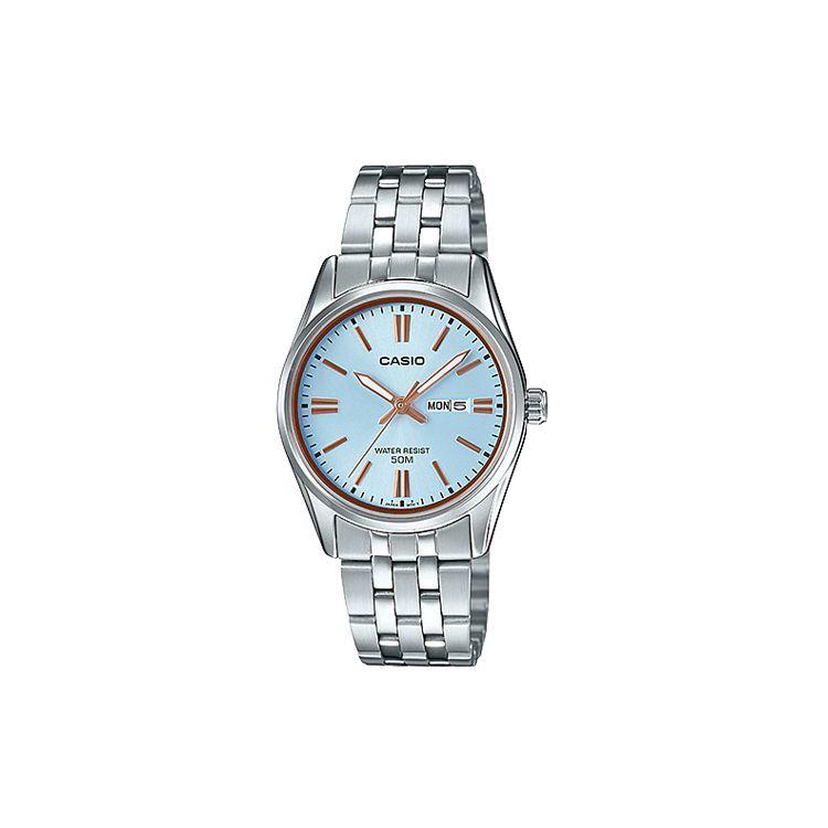 Casio Standard Series Quartz Watch Women watches Blue LTP-1335D-2AV Light Blue