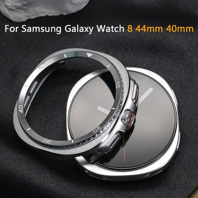 Etui ze stopu aluminium do Samsung Galaxy Watch 8 44mm 40mm Twarda Ramka Osłona Ochronna do Akcesoriów Samsung Watch 8 Ochronne