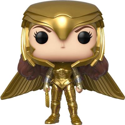 Mulher Maravilha 1984 Gold Wide Wing Pose Ex dos EUA. Pop