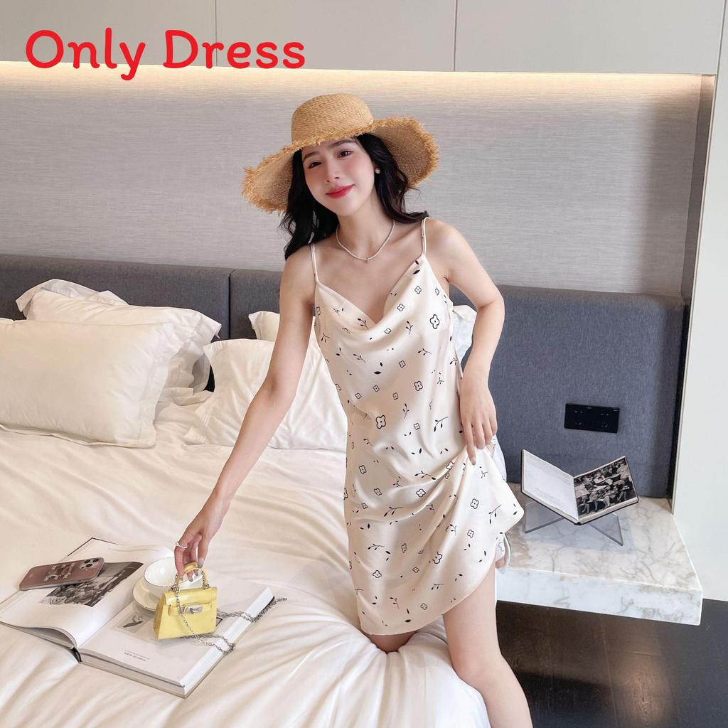 Summer Girl Ice Silk Heart Nightdress With V Neck And Sleeveless Design For Home Wear