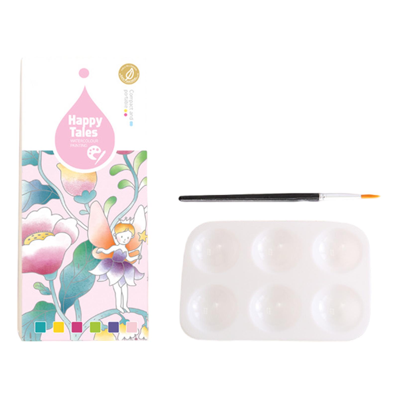 

Акварельные раскраски для малышей Художественный рисунок Набор для рисования акварелью с акварельной краской и кистью 3