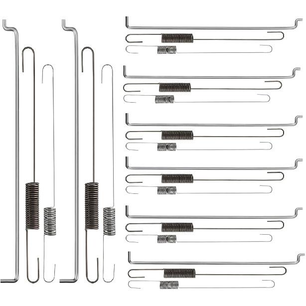 

24PCS 168F Throttle Return Spring Linkage Kit, Carburetor Spring Classification Governor Connecting Rod Speed Control Compatible with Honda Clone