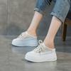 Leather Bag Head Half Slippers Women's Outer Wear 2025 Spring and Summer New Mesh Breathable Thick Sole Inner Height Increase Women's Shoes 9CM Tide