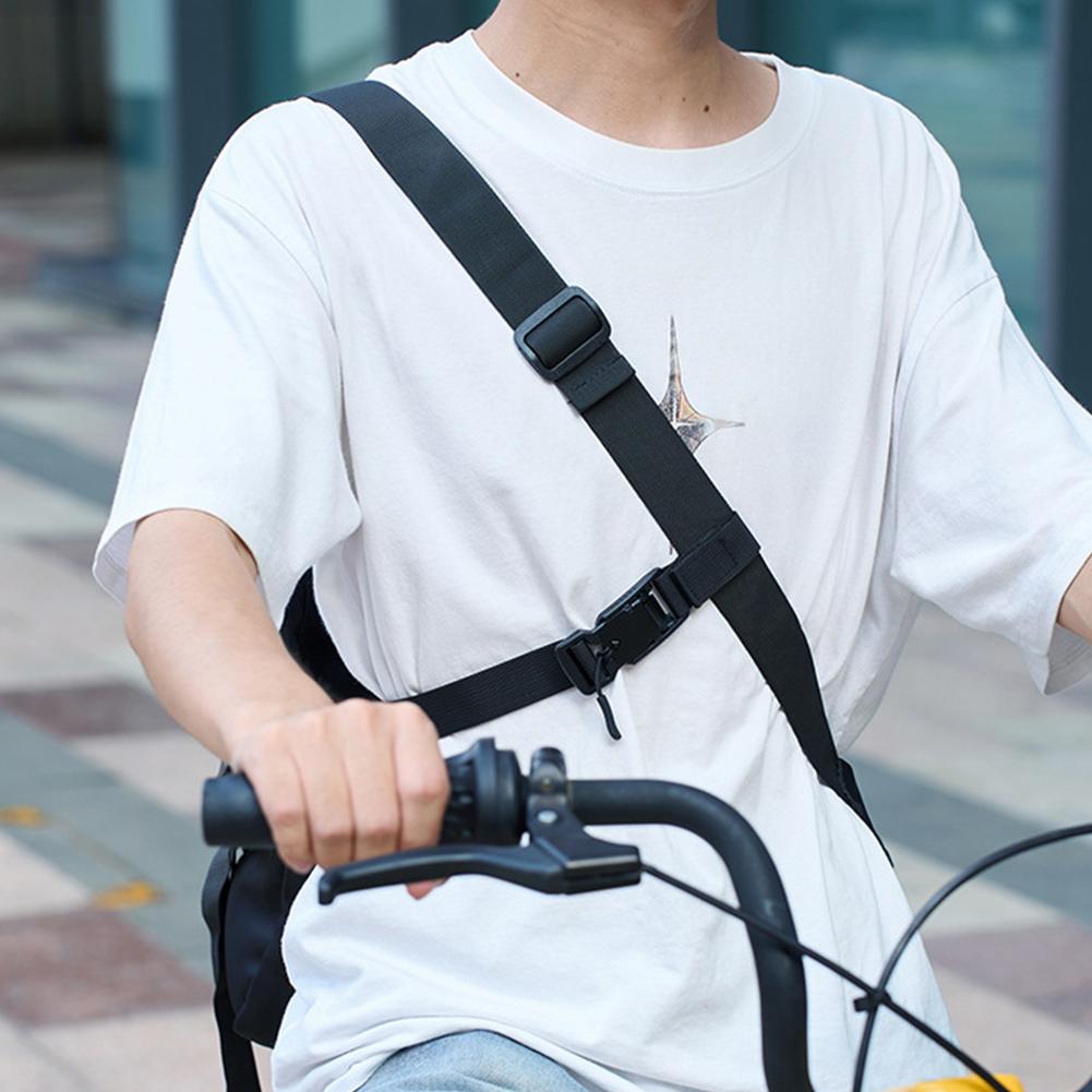 Three Point Auxiliary Backpack Stabilizer Strap Quick Detachable Fixed Shoulder Bag Anti Slip Strap for Sling Packs & Messengers