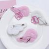 Delicate Hair Accessory with Soft Angel Wing Fashionable Hair Clips Ornament