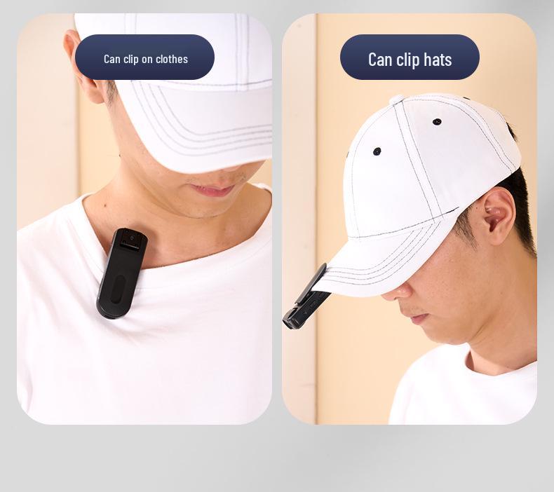 Câmera WiFi com Clipe Traseiro e Gravador de Voz - Redução de Ruído Móvel/Reunião, Vídeo Anti-Vibração para Animais de Estimação/Esportes, Captura de Foto e Áudio.