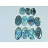 253Cts.. Natural Shattuckite Azurite Oval Cabochon Loose Gemstone 11Pcs Lot C-569