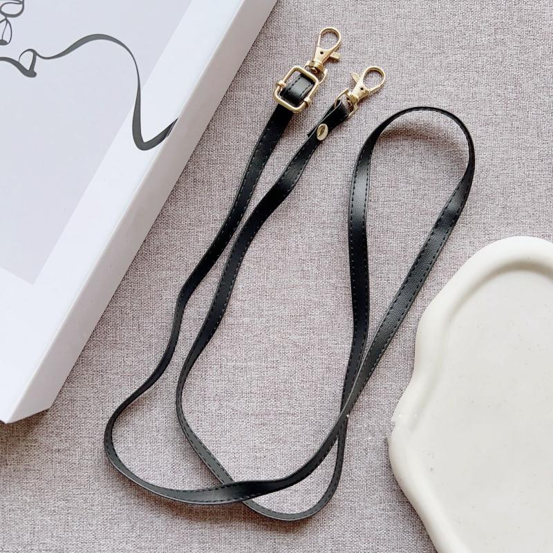 Luxury PU Leather Crossbody Necklace Phone Strap Long Lanyard String Belt for Mobile Phone Case Casing Case Bag Wallet Accessory