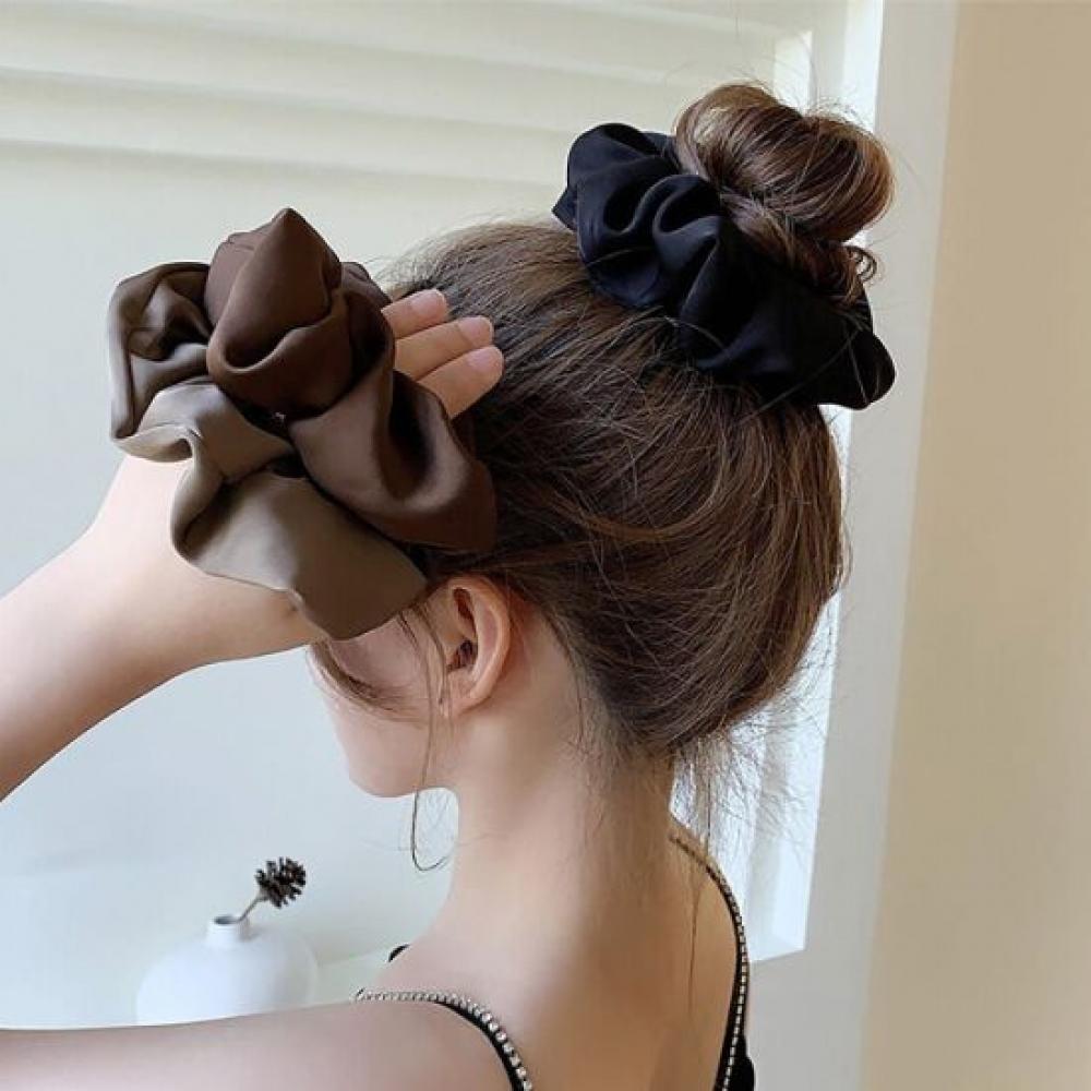 Mizqz Satin Hair Scrunchie King Hair Tie