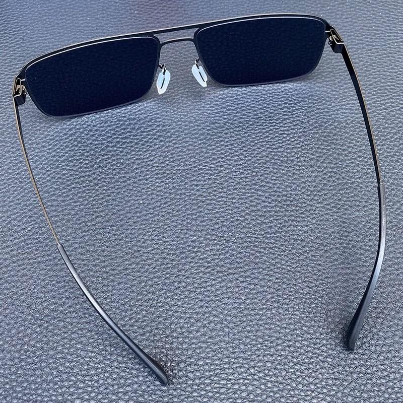 Non-polarized Vintage FULL Fram Square Sunglasses Women Men Sunscreen Driving Eyeglasses