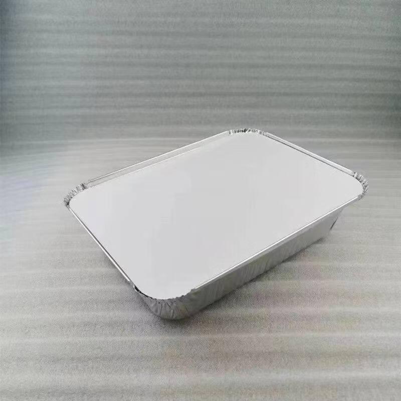 Thickened Large Square Aluminum Foil Food Containers with Lids