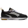 Puma R22 Fabric Synthetic Leather Two-Layer Cowhide Comfortable Sports Low-Top Lifestyle Shoes Unisex Sneaker Black Gray 383834-02