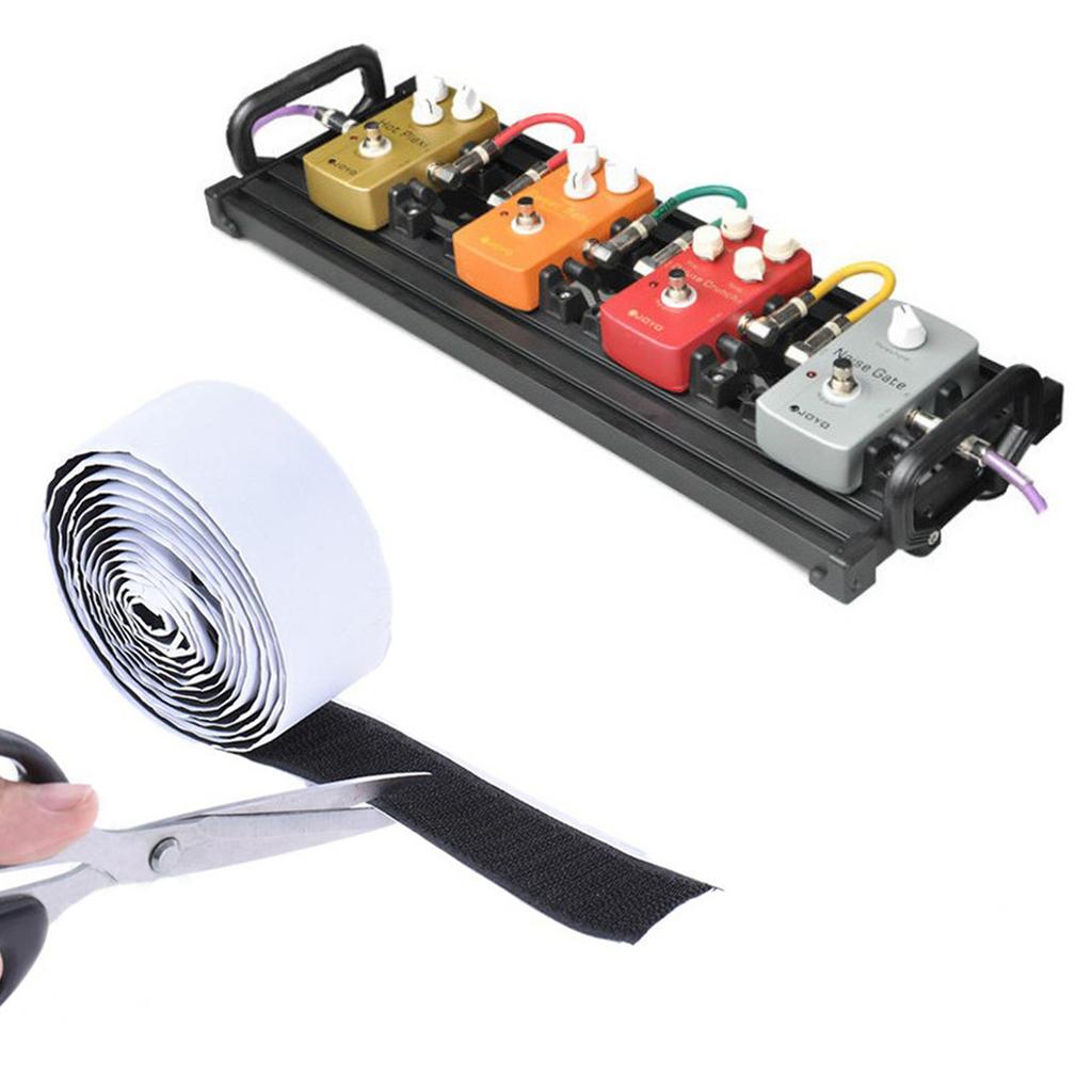 Electric Guitar Effects Pedal Mounting Blocks, Velcro, Adhesive Sheets, Double-Sided Tape for Mounting Effects Pedals