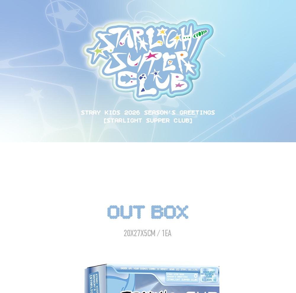 [Reserva] Stray Kids [STARLIGHT SUPPER CLUB] 2026 FELICITACIONES DE TEMPORADA