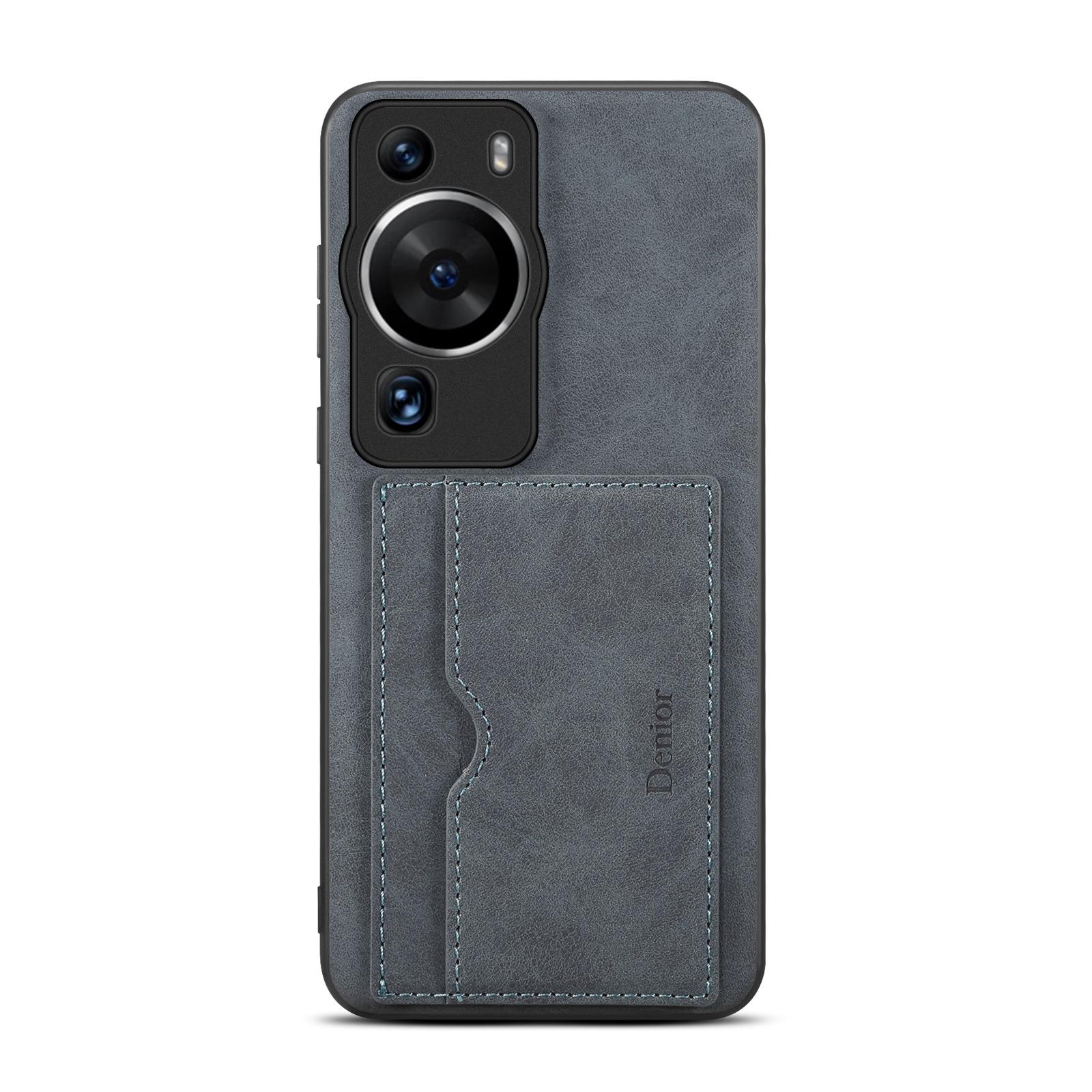 Denior Подходит для Huawei P70Pro Винтажный Кожаный Карта 50 Чехол для Мобильного Телефона Mate60 Подставка Кожаный Чехол Nova12 P70
