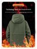 Men's 400 Jin Extra Thick Windproof Outdoor Workwear Jacket, XL 2-Cotton Padded for Extra Warmth