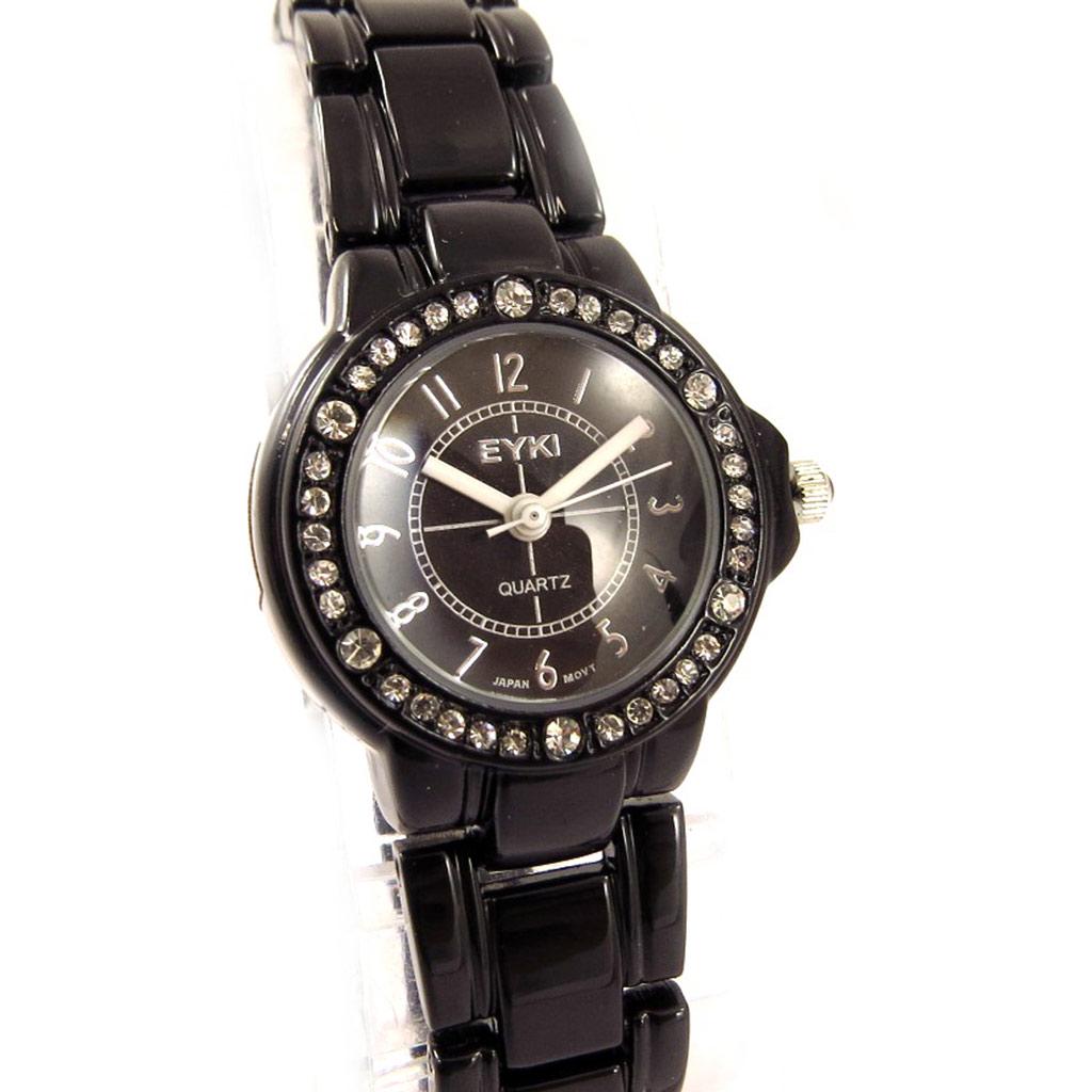 Les Trésors De Lily [C6111] - Montre Design 'Absolu' Noir