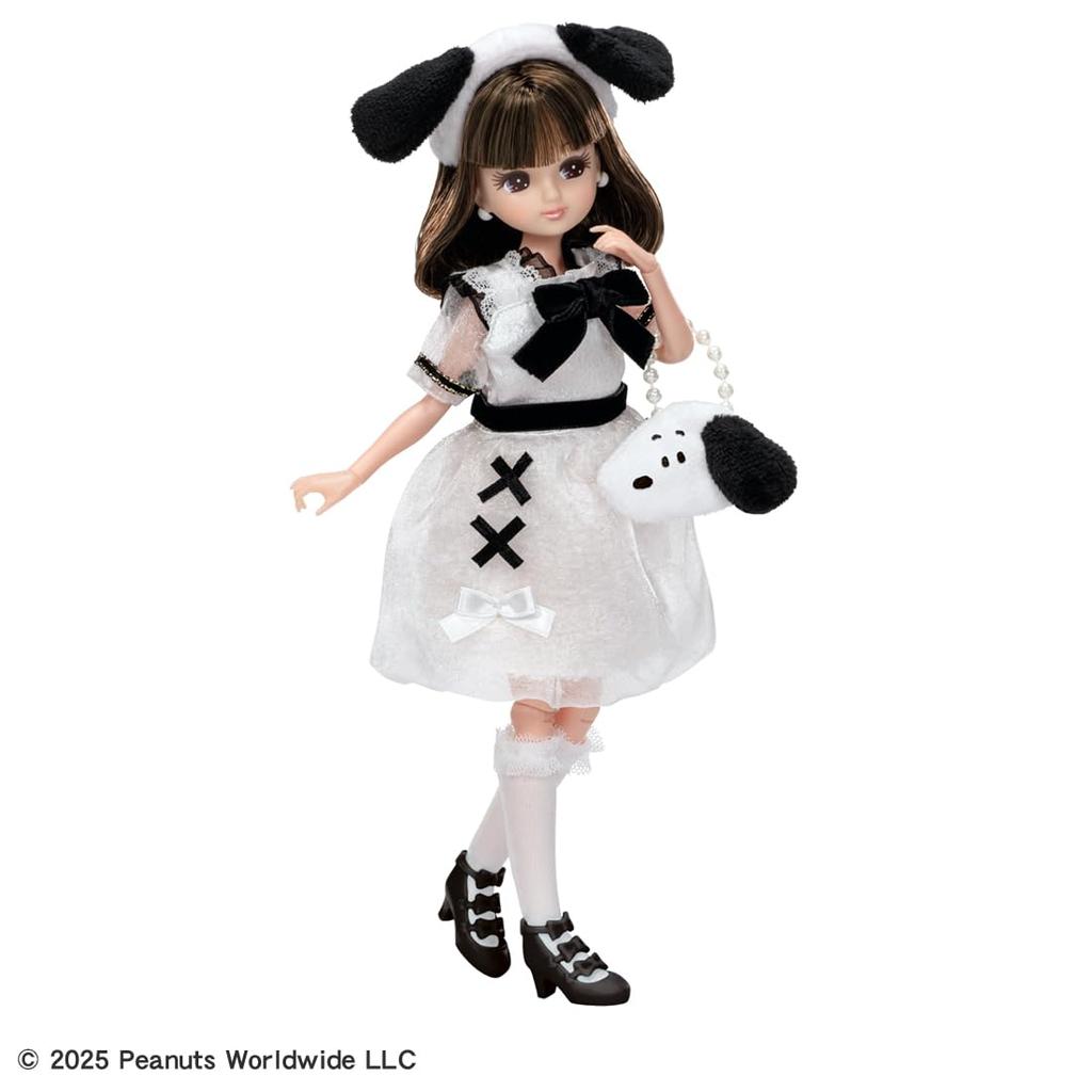 TAKARA TOMY Licca-chan Doll Photogenic Licca PEANUTS 75th Anniversary Snoopy Style