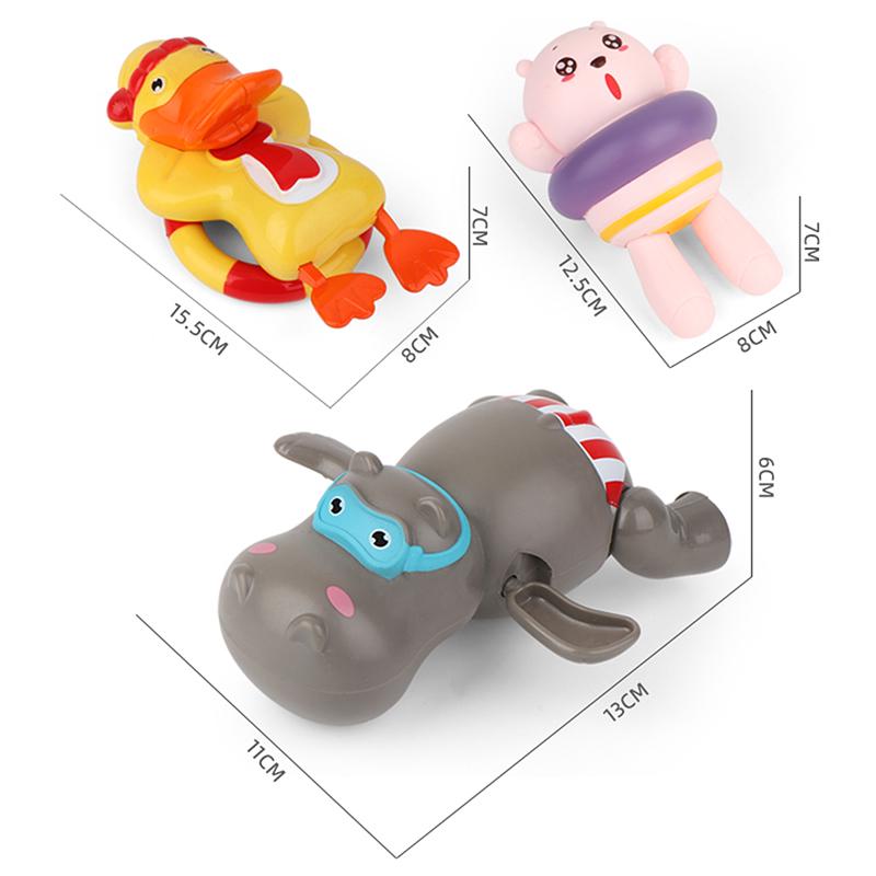 Baby Children Playing Water Toys Baby Bath Winding Swimming Toy