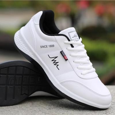 Fashion 2025 Men's Beijing Heritage Soft Leather Sneakers White Low-Top Lace-Up Skate Shoes Retro Casual Comfort Footwear Cushioned Sole