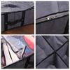 Under Bed Shoe Organizer Transparent Cover Large Capacity Non Woven Fabric Space-saving Underbed Shoes Container for Bedroom