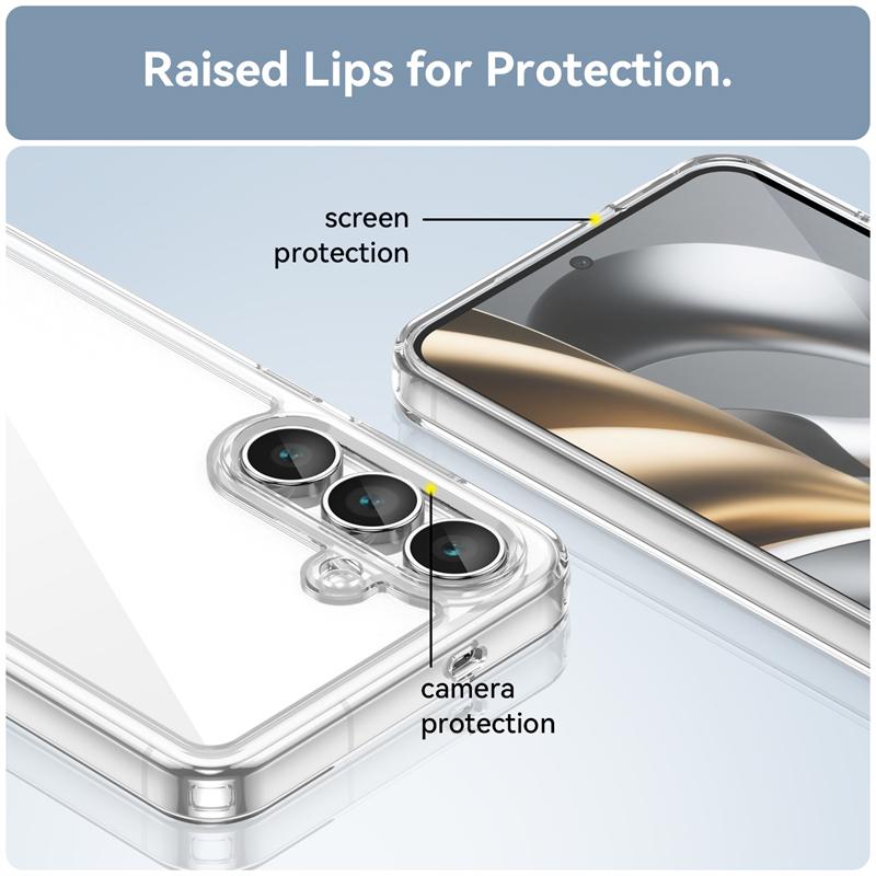 Transparent Case For Samsung Galaxy S25 FE Case Silicone Colorful Back Cover Samsung S25 FE Case Cover For Samsung S25 FE Funda