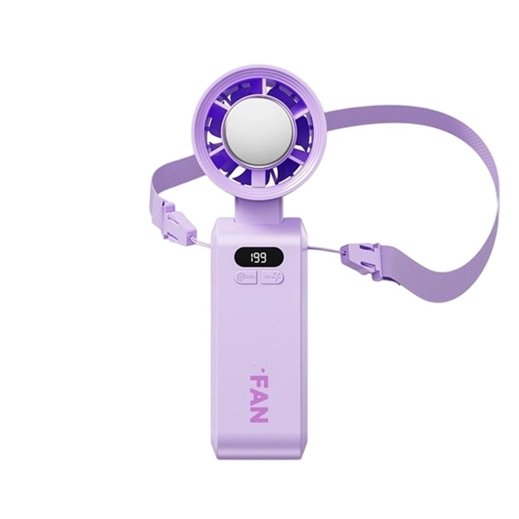Handheld Fan,Portable Turbos Fan, Foldable Desktop Fan,USB Rechargeable, Personal Fan For Home, Offices, Travel & Outdoor Beach