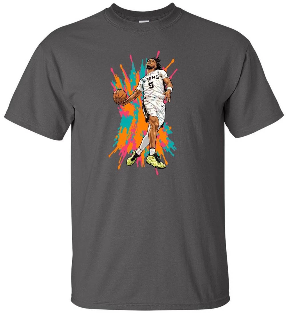 Stephon Castle Spray Paint Spurs Shirt T-Shirt Adult Medium XS